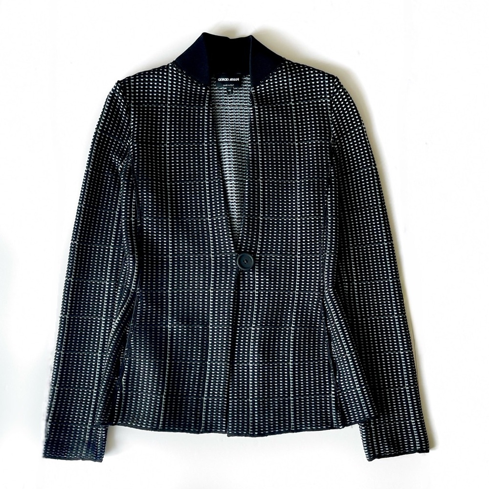 Giorgio Armani Knit Stretch Jacket size 40 Small